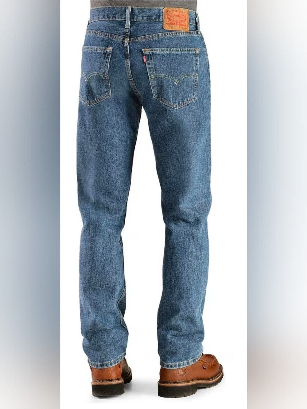 Levi's Men's Medium Blue Straight-Leg Jeans